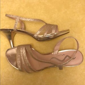 Glittered Heeled Sandals